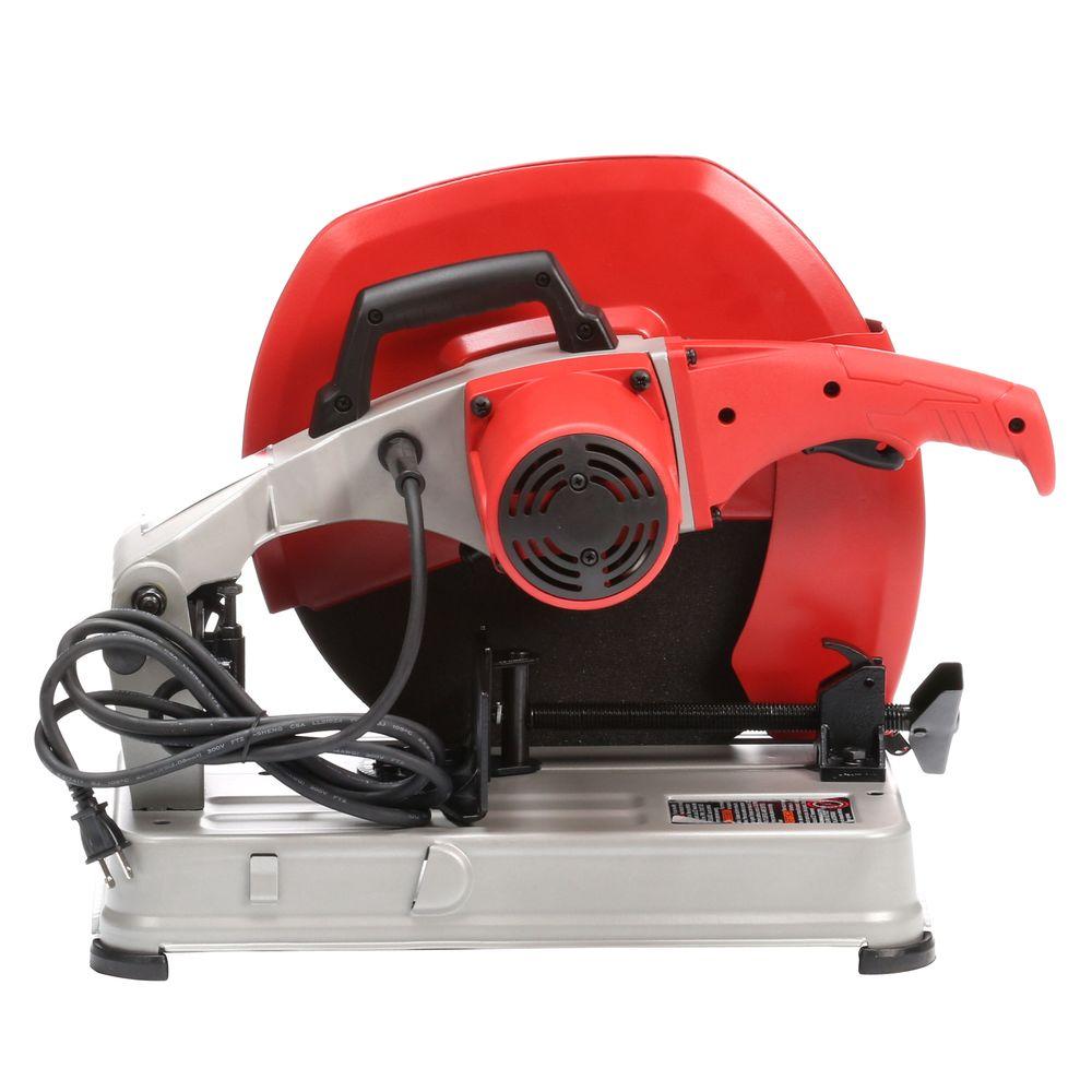 14 in. 15 amp abrasive cutoff machine milwaukee saw chop corded tool