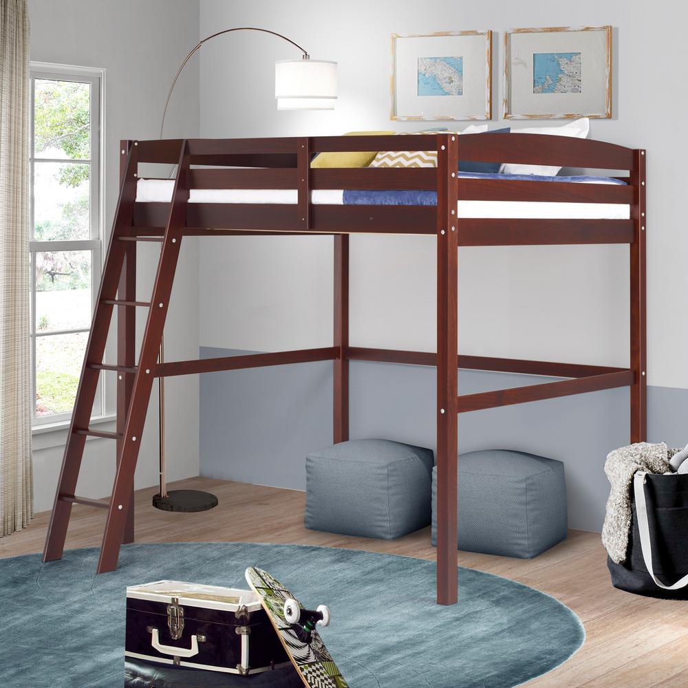 full size loft bed with storage