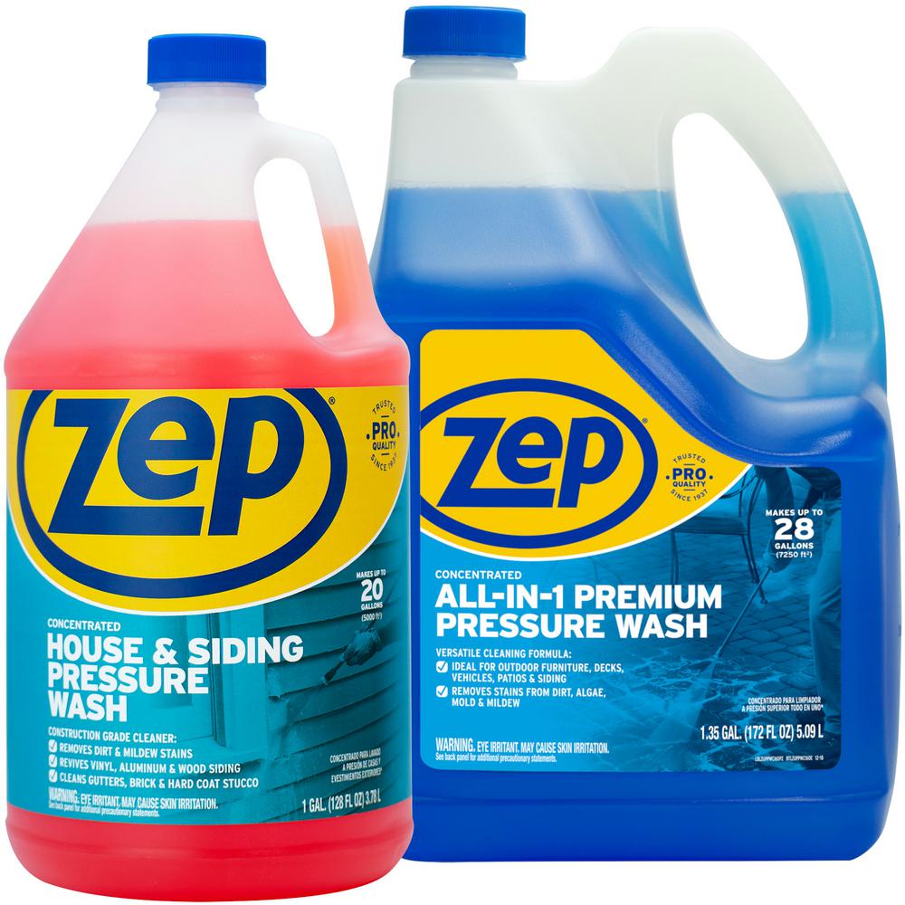 ZEP All in 1 Premium Pressure Wash 172 oz. with 128 oz. House and