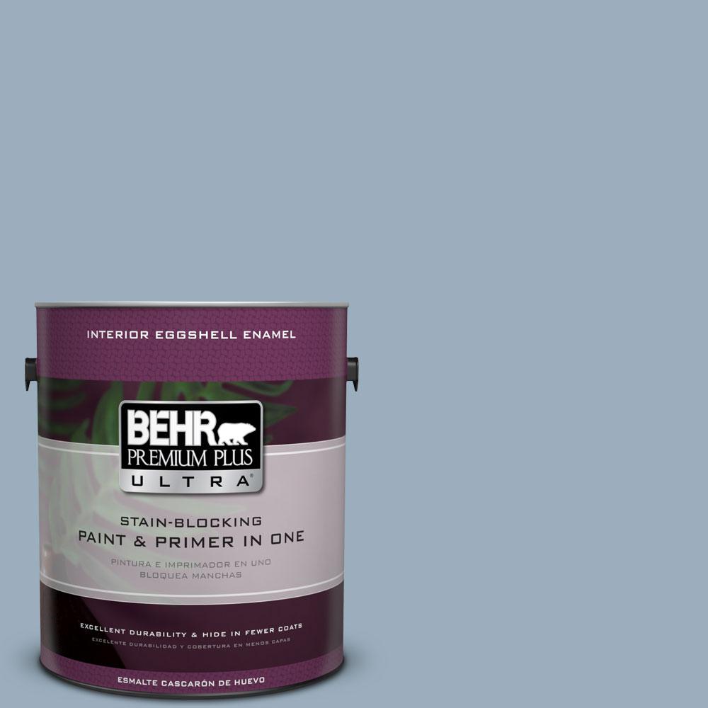 BEHR Premium Plus Ultra 1gal. 560F4 Russian Blue Eggshell Enamel