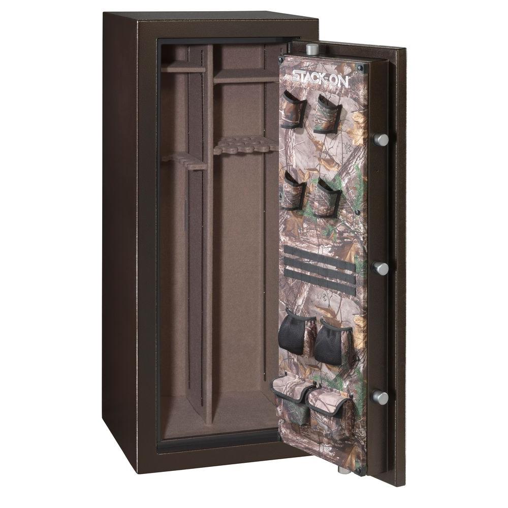 Stack On 24 Gun Fire Resistant Back Lit Electronic Lock Safe