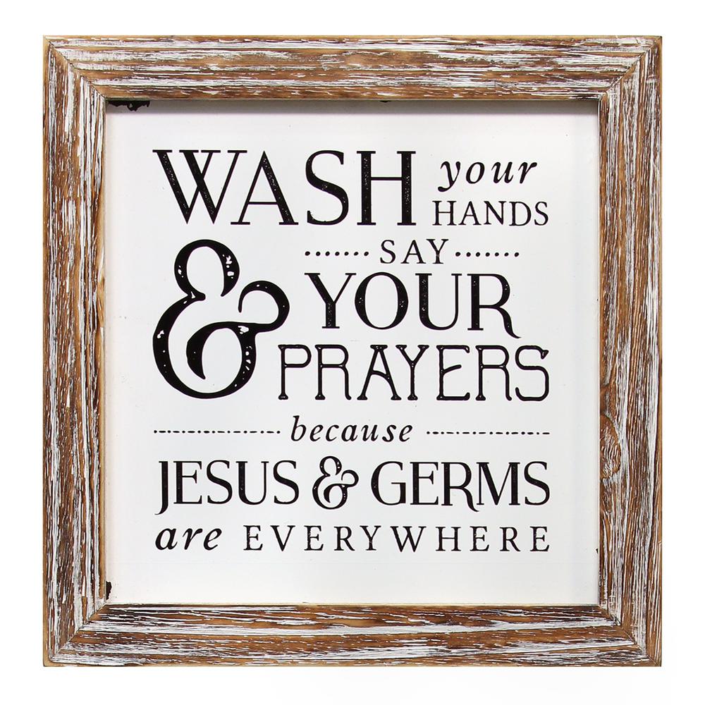 Stratton Home Decor Wash Your Hands Say Your Prayers S16080 - The Home ...
