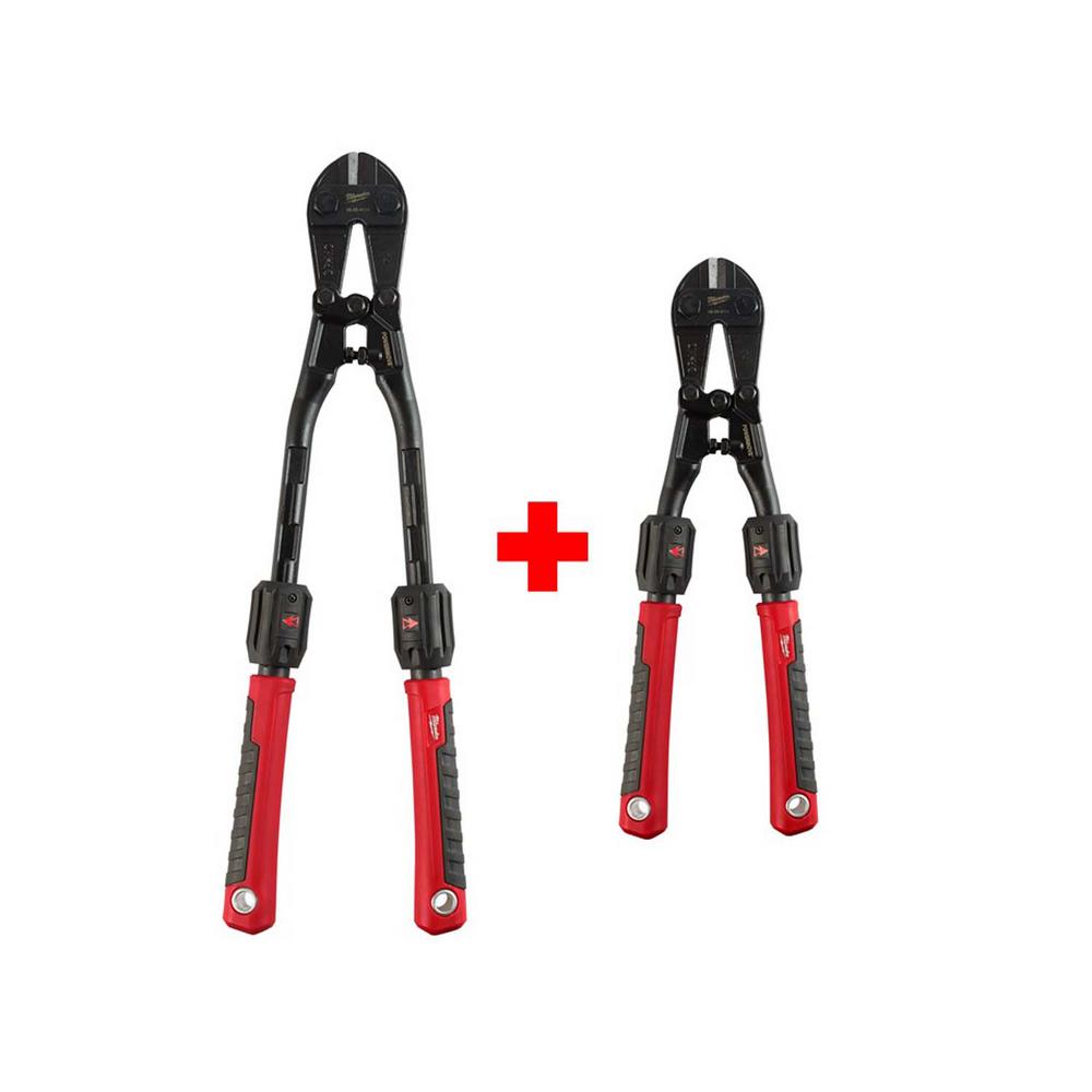 Milwaukee 24 in. Adaptable Bolt Cutter with POWERMOVE Extendable Handles with 14 in. Adaptable