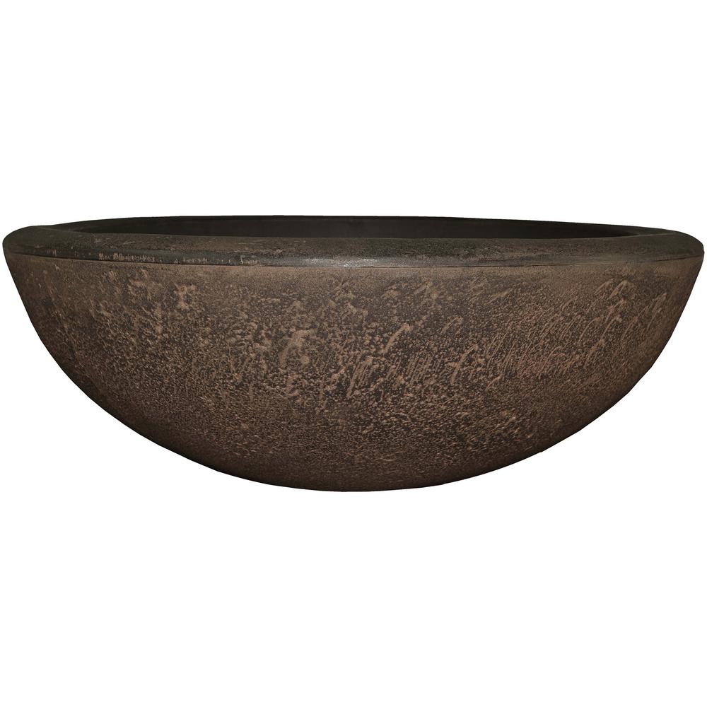 Sunnydaze Decor 21 In Sable Percival Poly Single Flower Pot