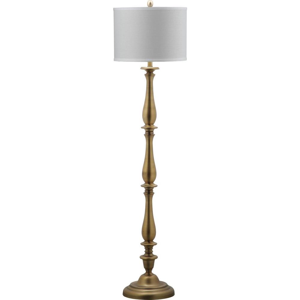 Safavieh Isannah Candlestick 62 In Gold Floor Lamp