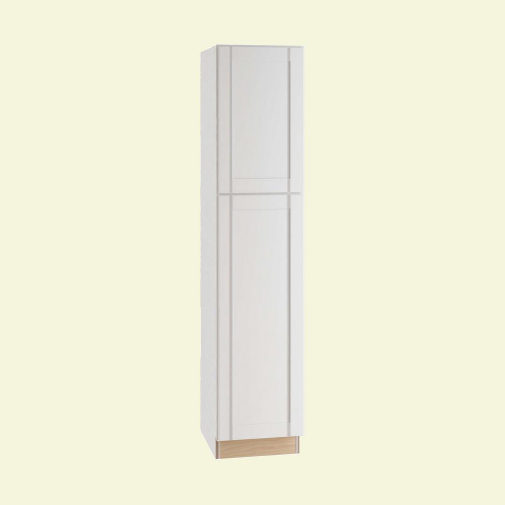 Contractor Express Cabinets Vesper White Shaker Assembled Plywood 18 in ...