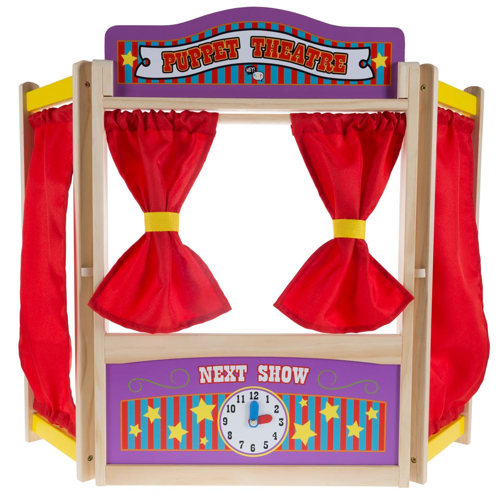 wooden puppet theatre