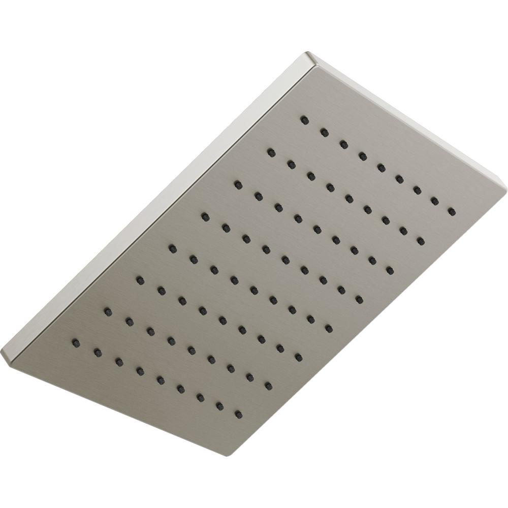 Delta 1Spray 11.8 in. Single Wall Mount Square Fixed Rain Shower Head