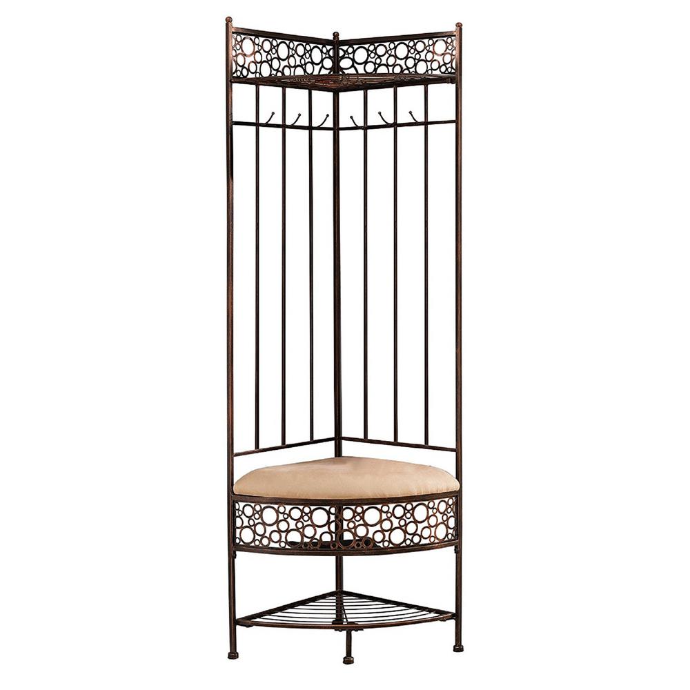 Prepac Espresso Wide Hall Tree with Shaker Doors ESOG06011 The Home