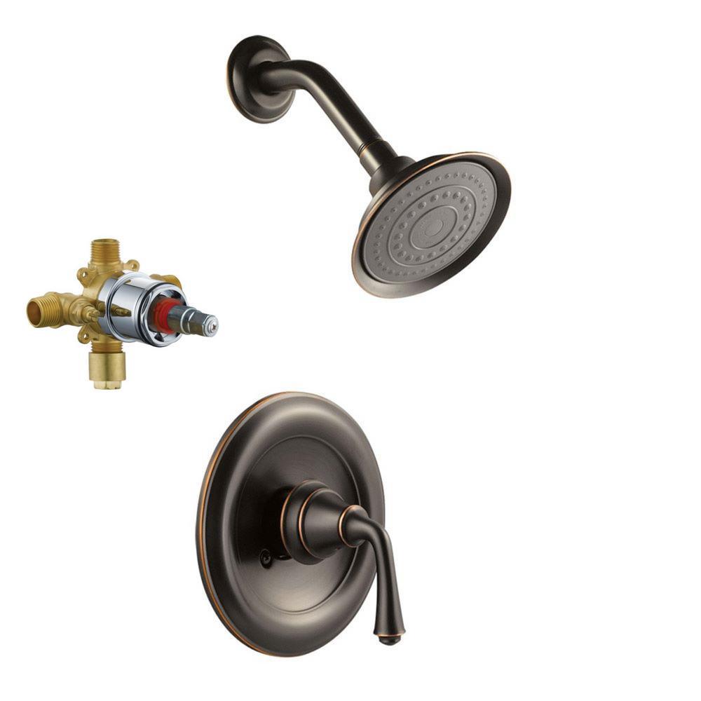 Rain Lever Shower Faucets Bathroom Faucets The Home Depot