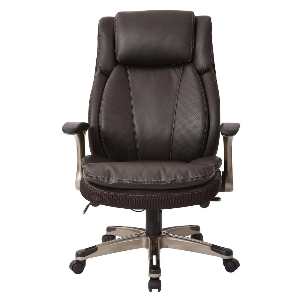 Inspired By Bassett Executive Leather Flip Arm Chair With Cable Inspired By Bassett Executive Leather Flip Arm Chair With Cable Control
