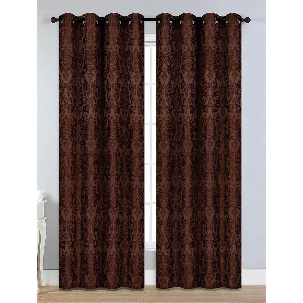 Window Elements Semi Opaque Veronica Jacquard 54 In W X 84 L Window Elements Semi Opaque Veronica Jacquard 54 In W X 84 L