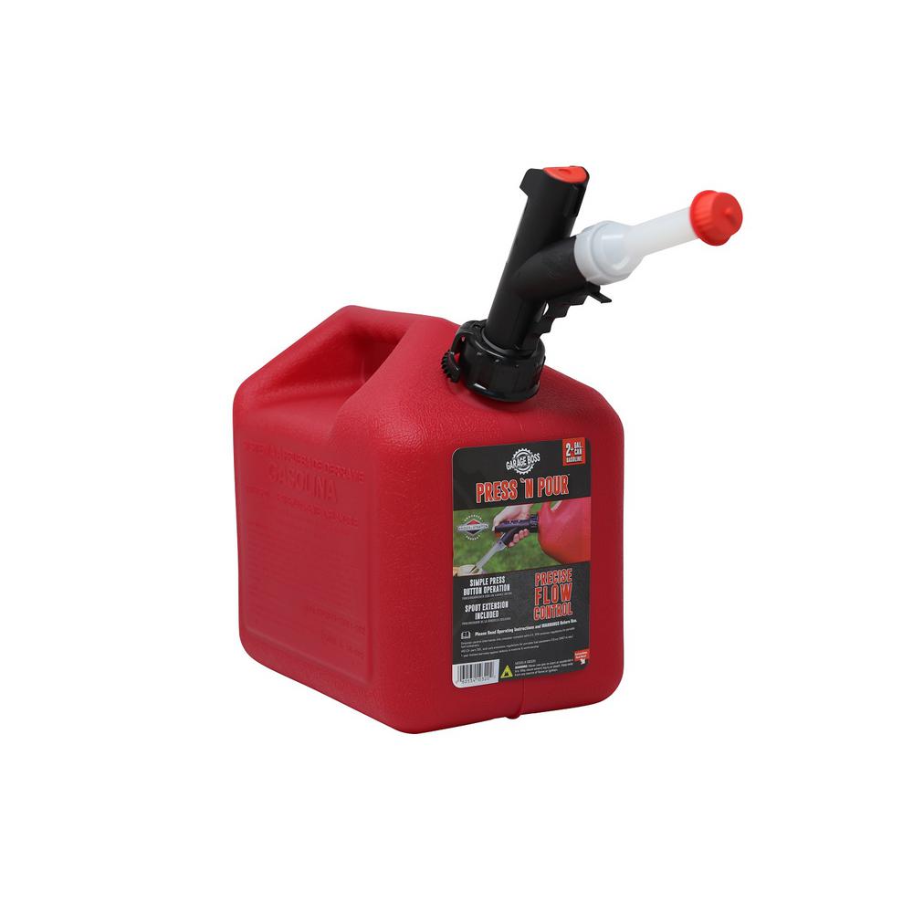 Garage Boss Press N Pour 2 Gal. Gas CanGB320 The Home Depot