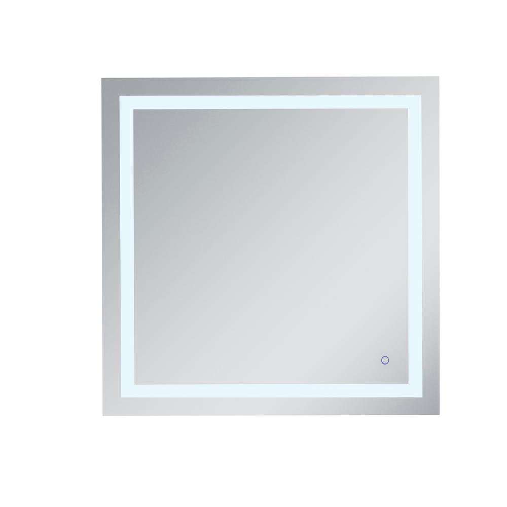 Timeless Home 36 in. H x 36 in. W Single Contemporary Square Aluminum