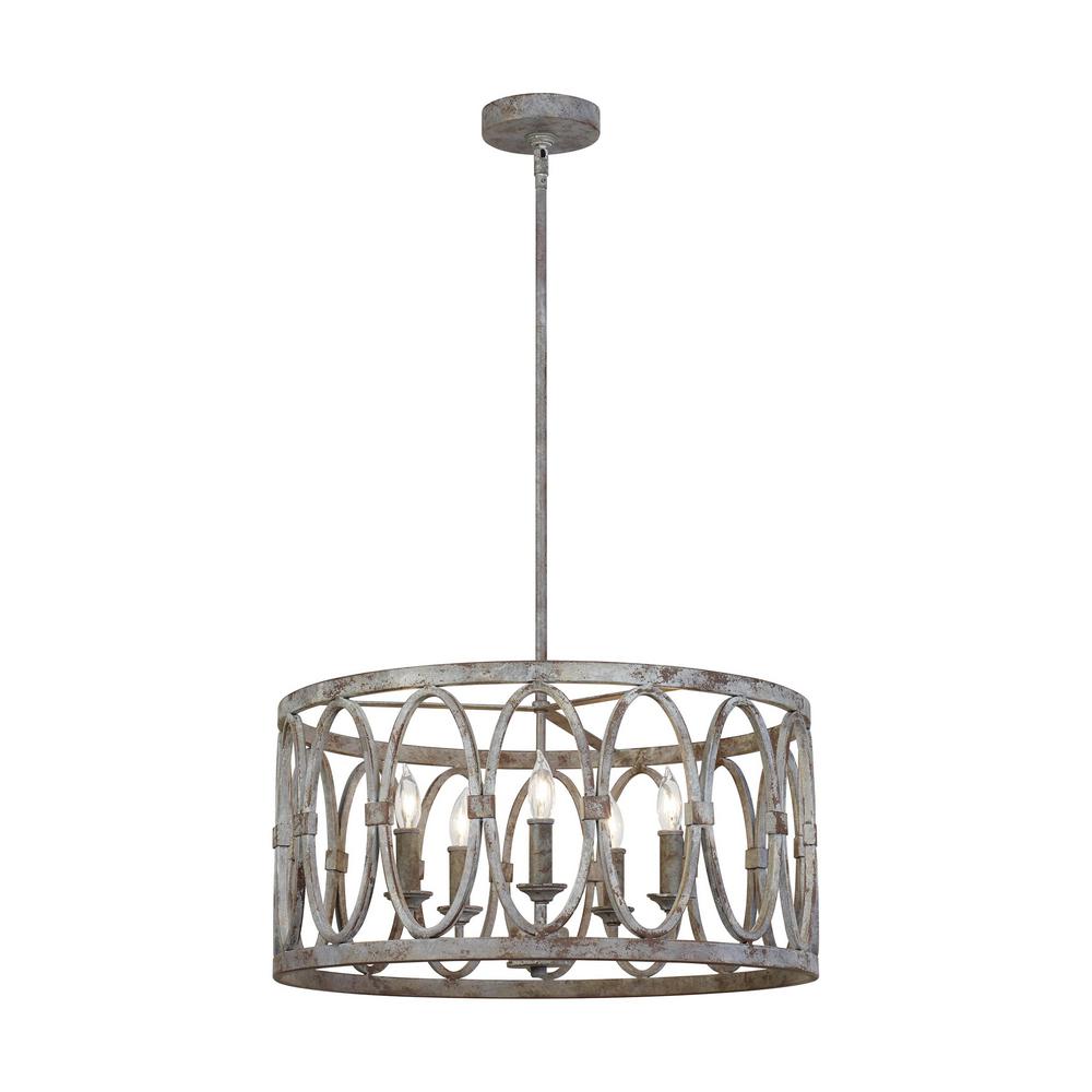 Patrice 5 Light Deep Abyss Chandelier With Open Oval Cage Shade Patrice 5 Light Deep Abyss Chandelier With Open Oval Cage Shade