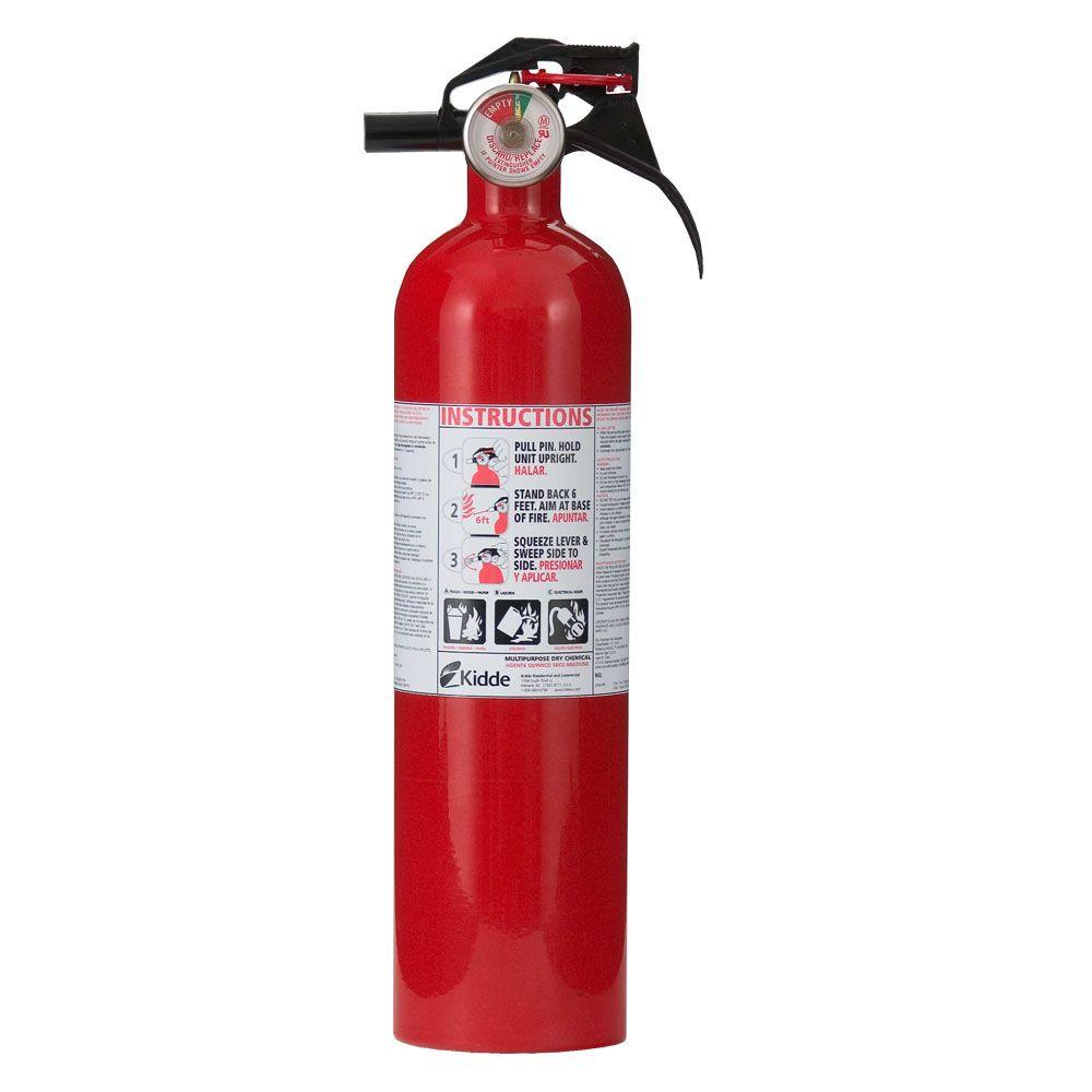 Kidde Pro 340 3-A:40-B:C Fire Extinguisher-21026948 - The Home Depot
