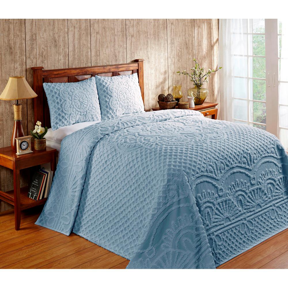 Queen Comforters Comforter Sets Bedding Bath The Home Depot Trevor Blue Queen Bedspread