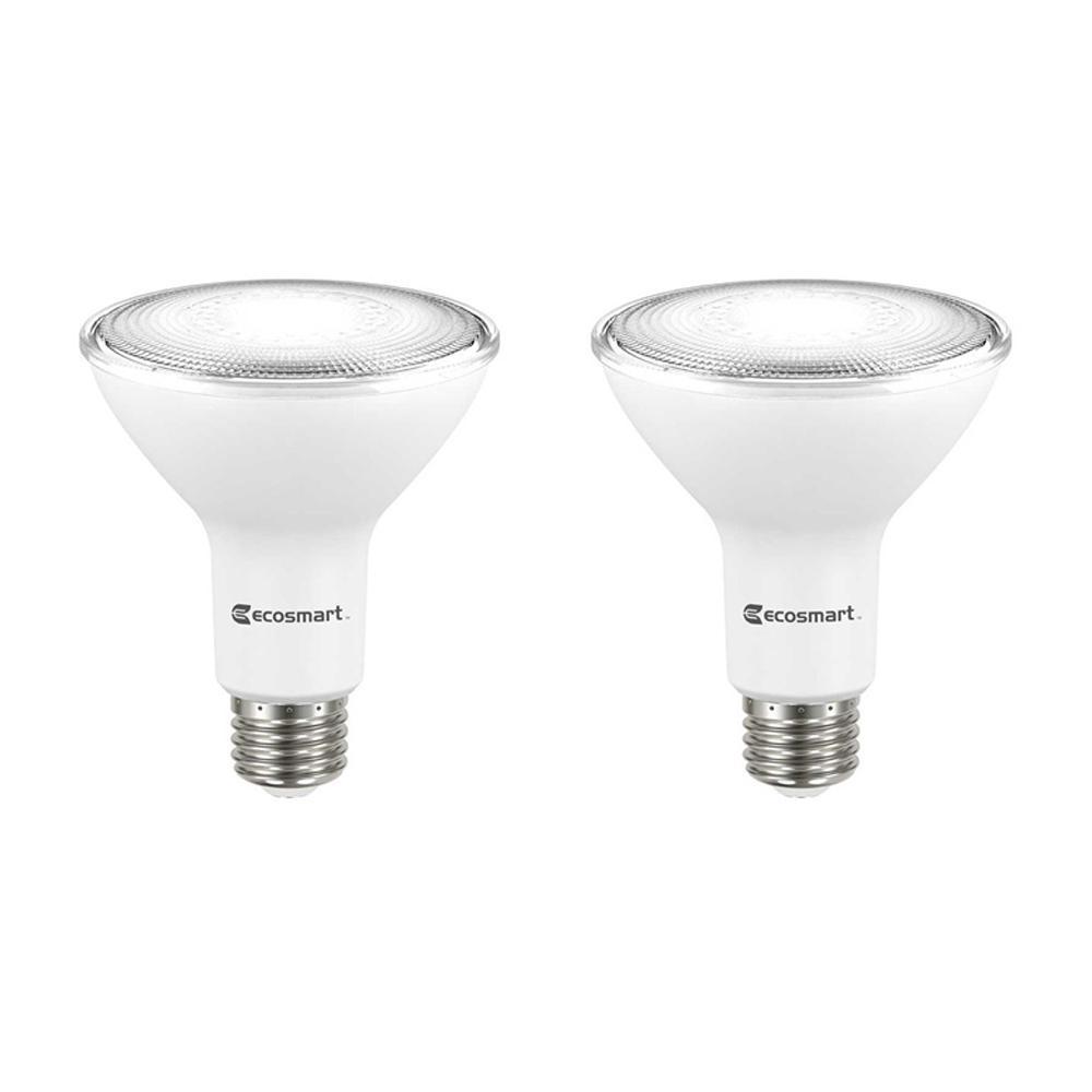 Indoor//Outdoor 120V Energy Star Certified 3000k Bright White UL Listed 11W 900 Lumens 4 Pack 75W Equivalent LED PAR30 Short Neck Dimmable Flood Light Bulb