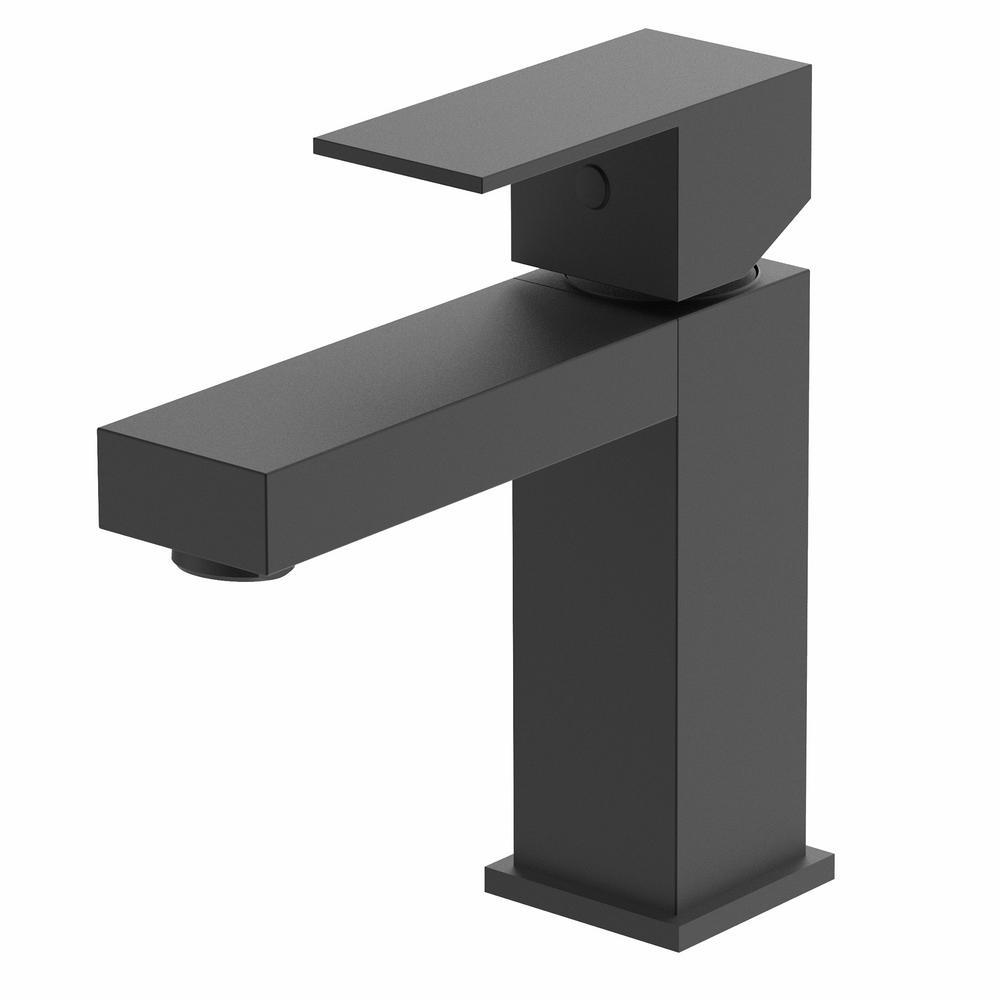 Luxurious Single Hole Handle Bathroom Faucet In Matte Black Single Handle Bathroom Faucet