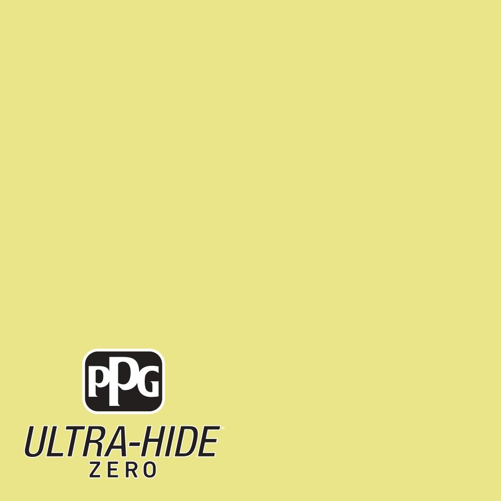 Greens Paint Colors The Home Depot Hdpg02u Ultra Hide Zero Bright Hummingbird Yellow Flat Interior Paint
