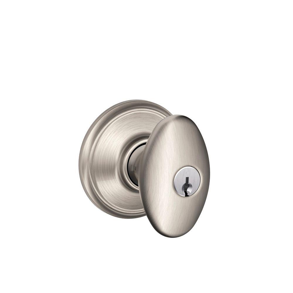 Schlage Front Back Door Knob Door Knobs Door Hardware The Home   Schlage Entry Door Knobs F51 V Sie 619 64 400 Compressed 