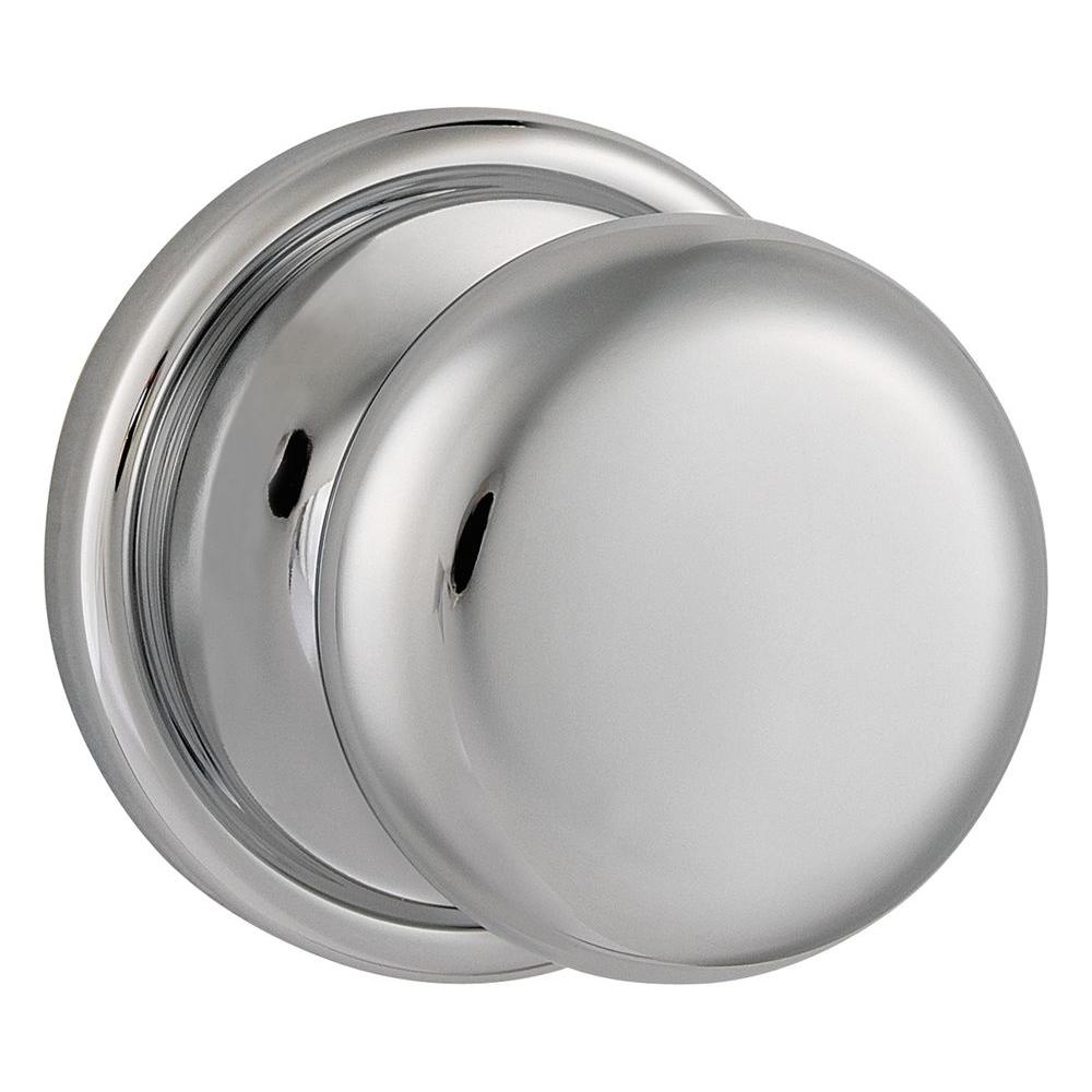 Kwikset Hancock Polished Chrome HalfDummy Knob788H 26 The Home Depot