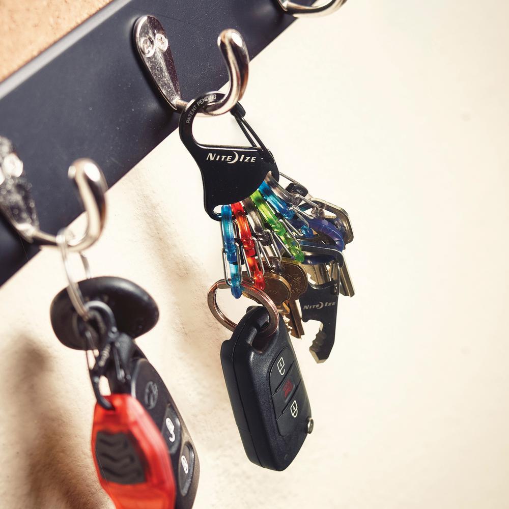 S-Biner Keyrack Locker Carabiner Keyring Stainless Steel Quality Gift