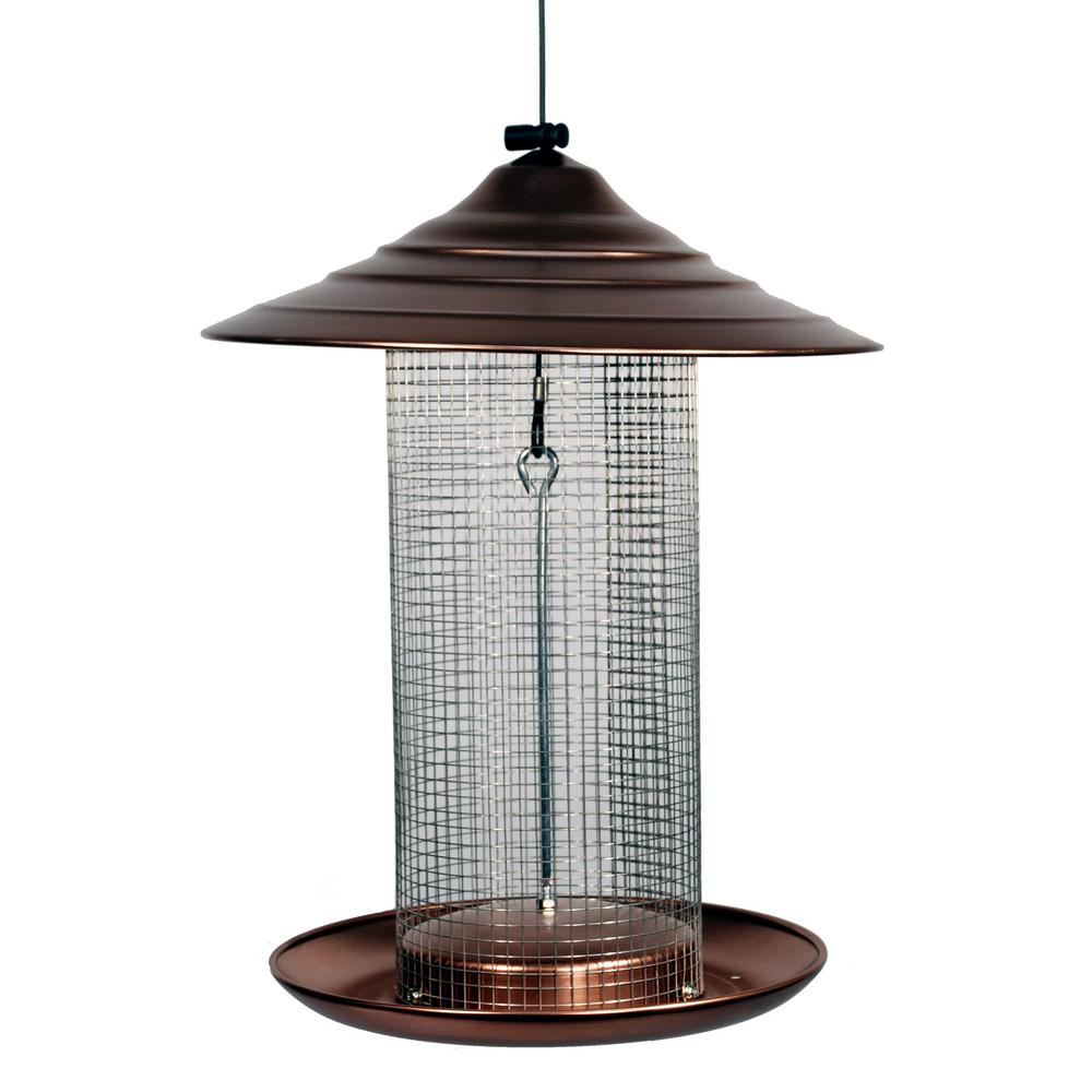 Woodlink Coppertop Sunflower Seed Tube Feeder Copsun The Home Depot