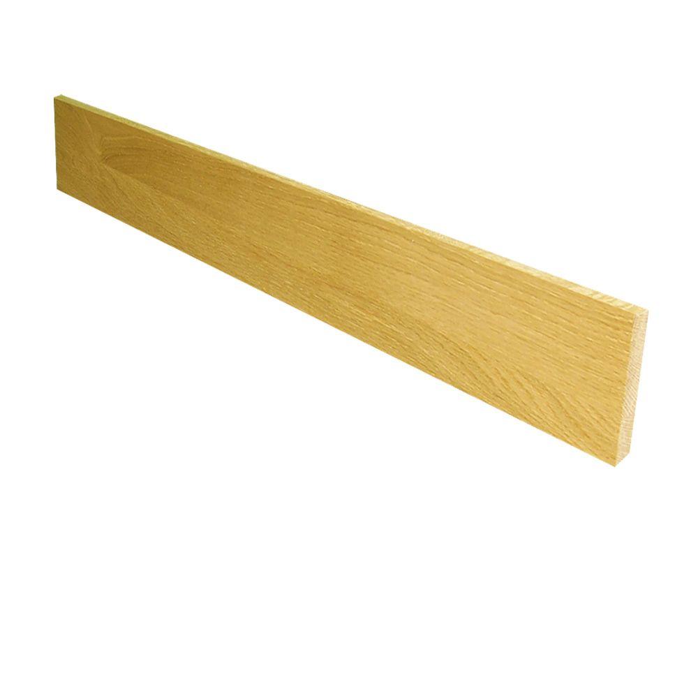 Stairtek .75 in. x 7.5 in. x 48 in. Prefinished White Oak Riser