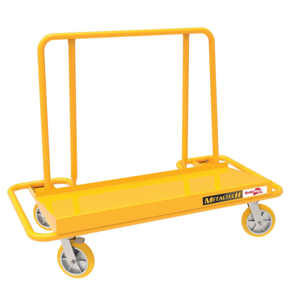 MetalTech 4000 Series Commercial Welded Drywall Cart with 3600 lbs ...