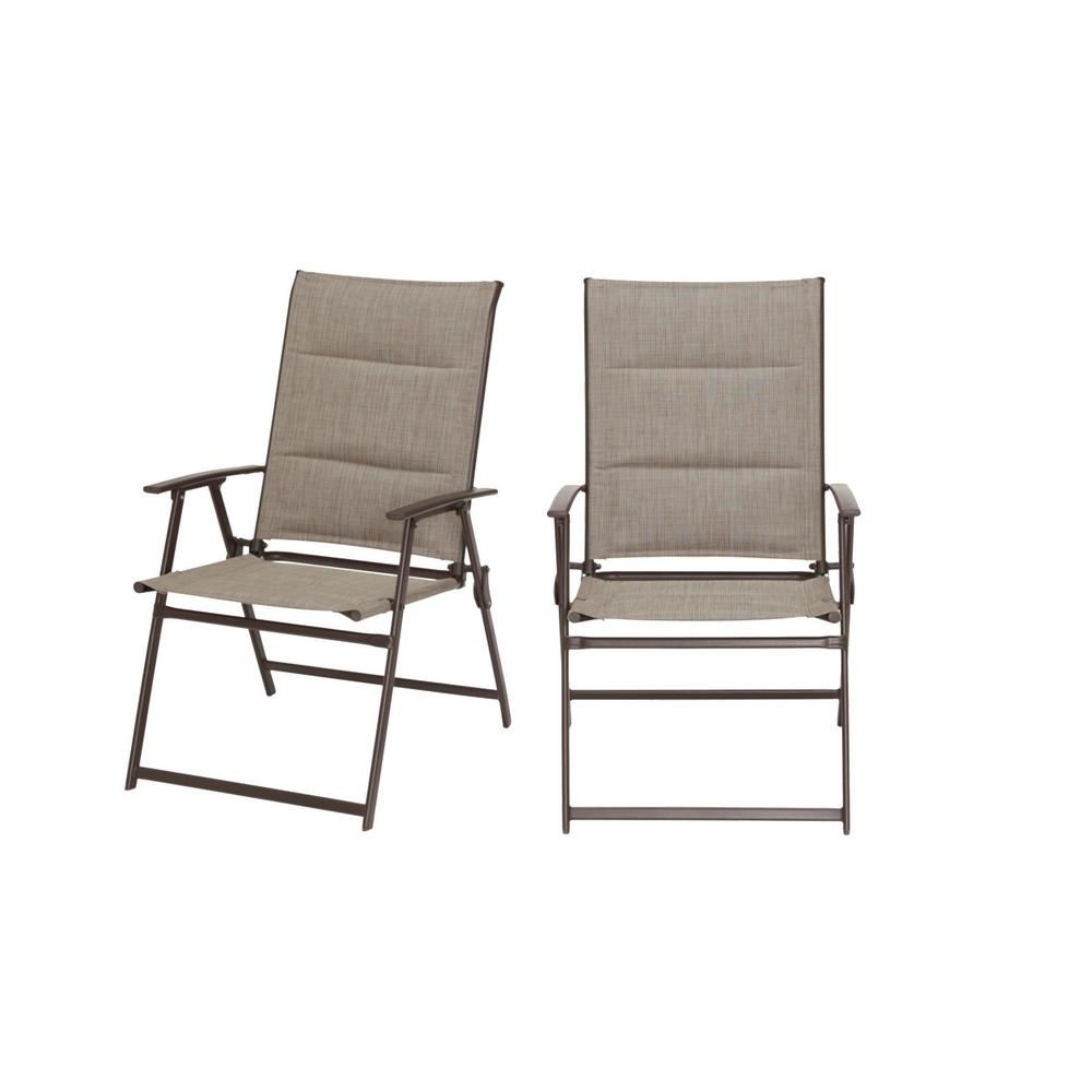 outdoor padded folding chairs with arms