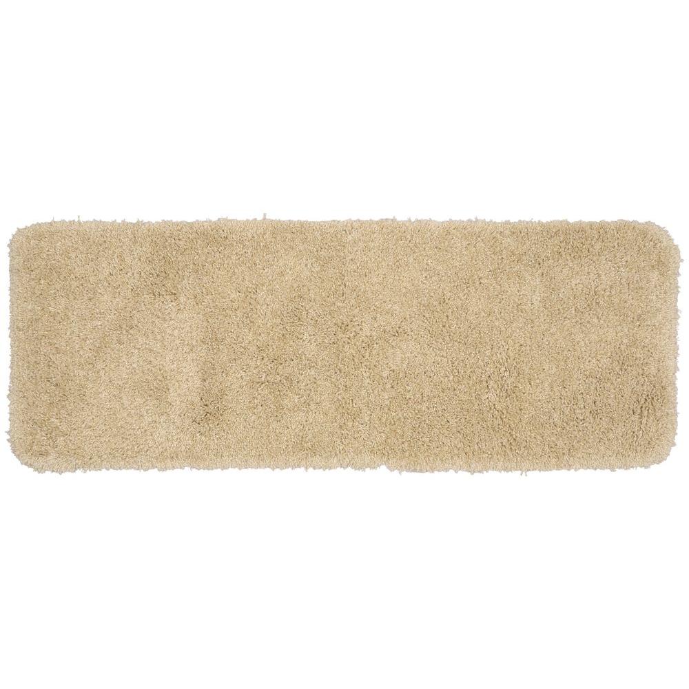 Garland Rug Serendipity Linen 22 in. x 60 in. Washable Bathroom Accent RugSER226005  The 