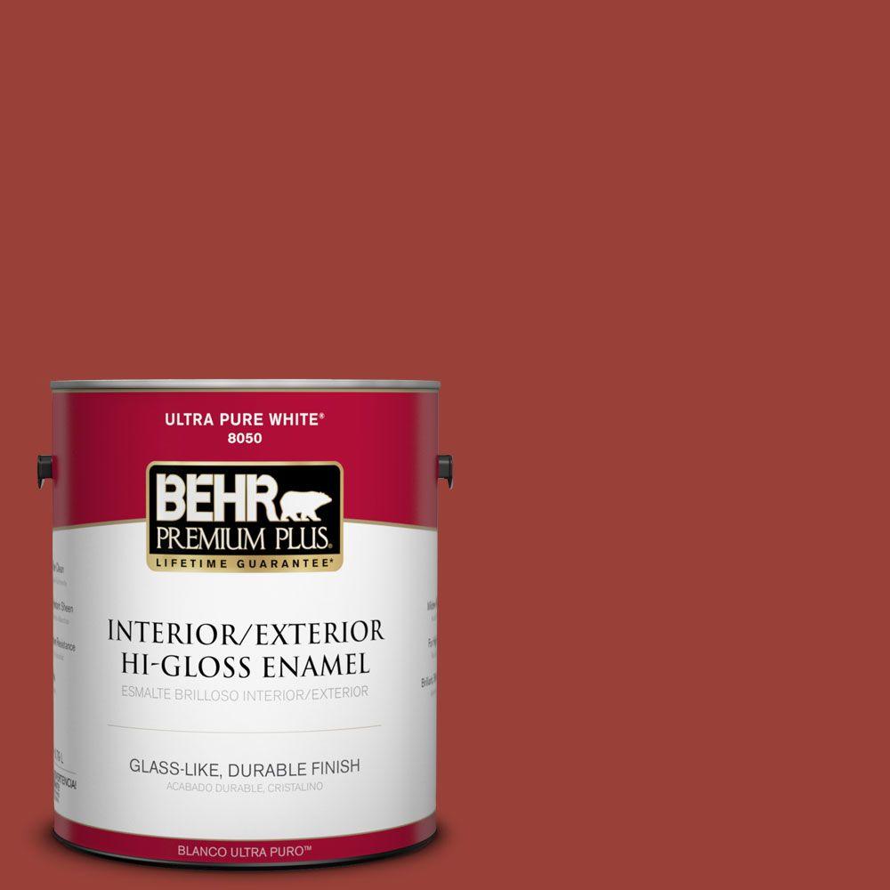 Behr Premium Plus 1 Gal S H 190 Antique Red Hi Gloss Enamel Behr Premium Plus 1 Gal S H 190 Antique Red Hi Gloss Enamel