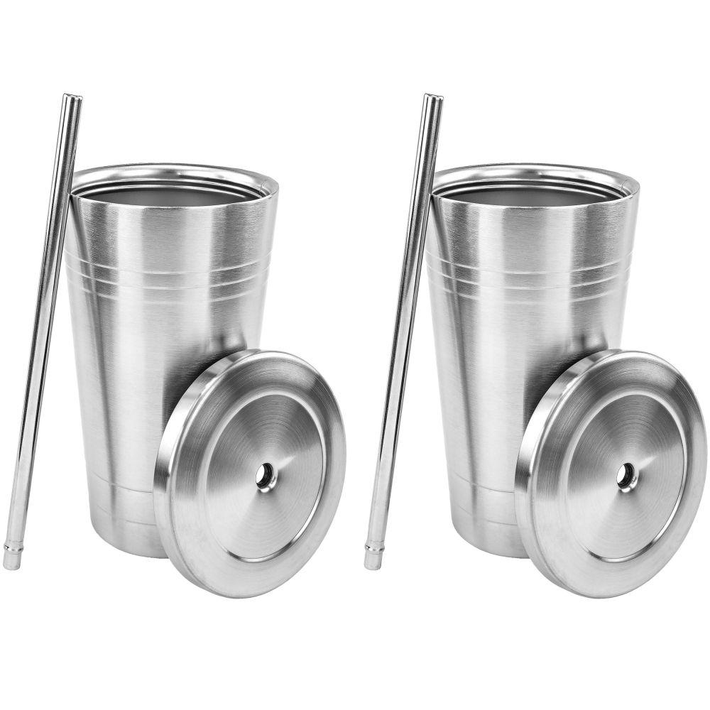 tin drinking glasses