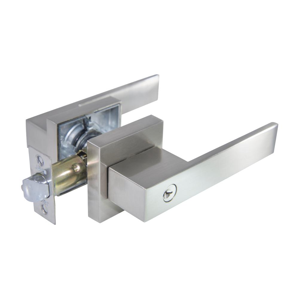 Jako Architectural Hardware Senna Premium Satin Nickel Keyed Entry Door Lever