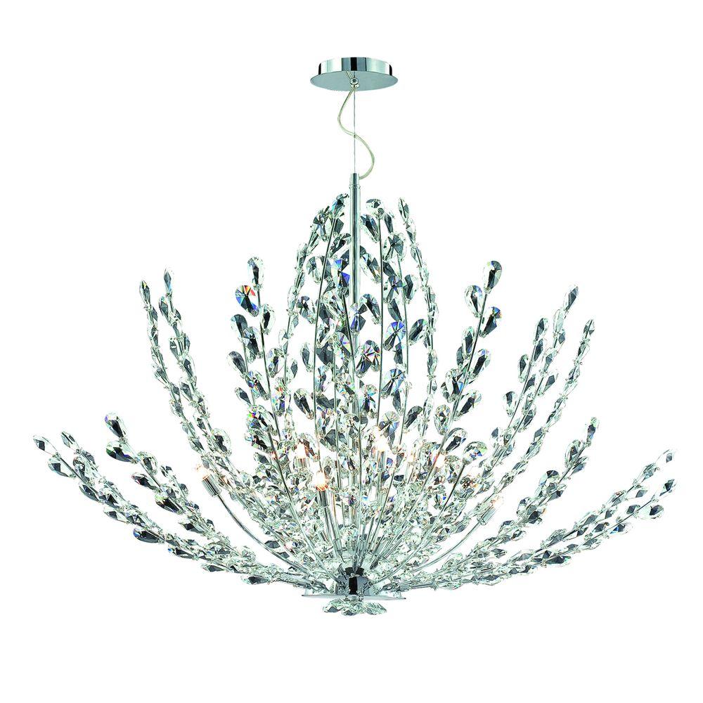 Eurofase Filigree Collection 12-Light Chrome Pendant-20322-014 - The ...