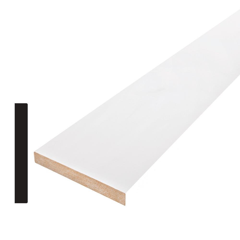 Alexandria Moulding 1/2 in. x 51/2 in. x 12 ft. Primed MDF Base Pro Pack (4Pack)121X6