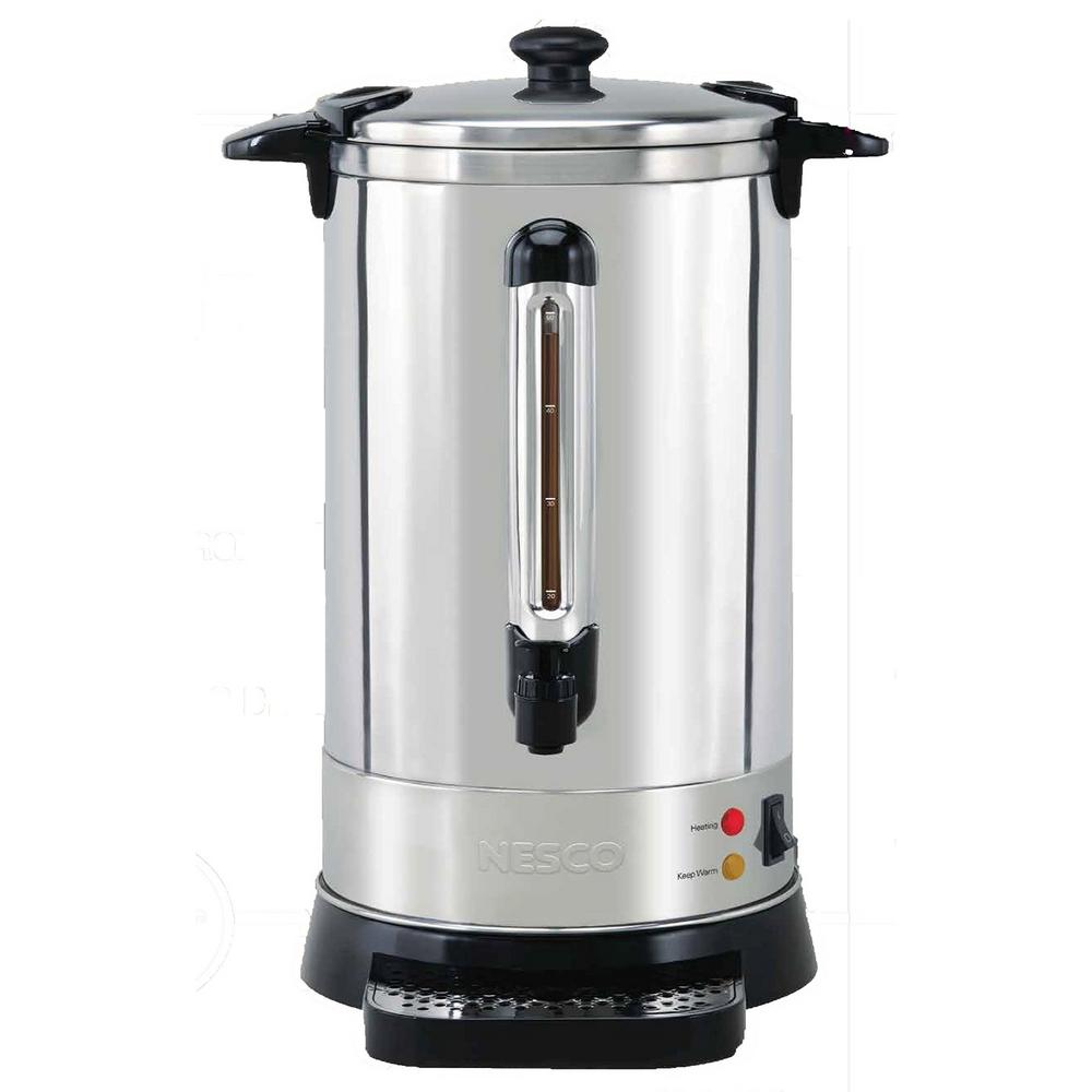 Nesco 50Cup Stainless Steel Insulated Coffee Urn with Drip TrayCU50
