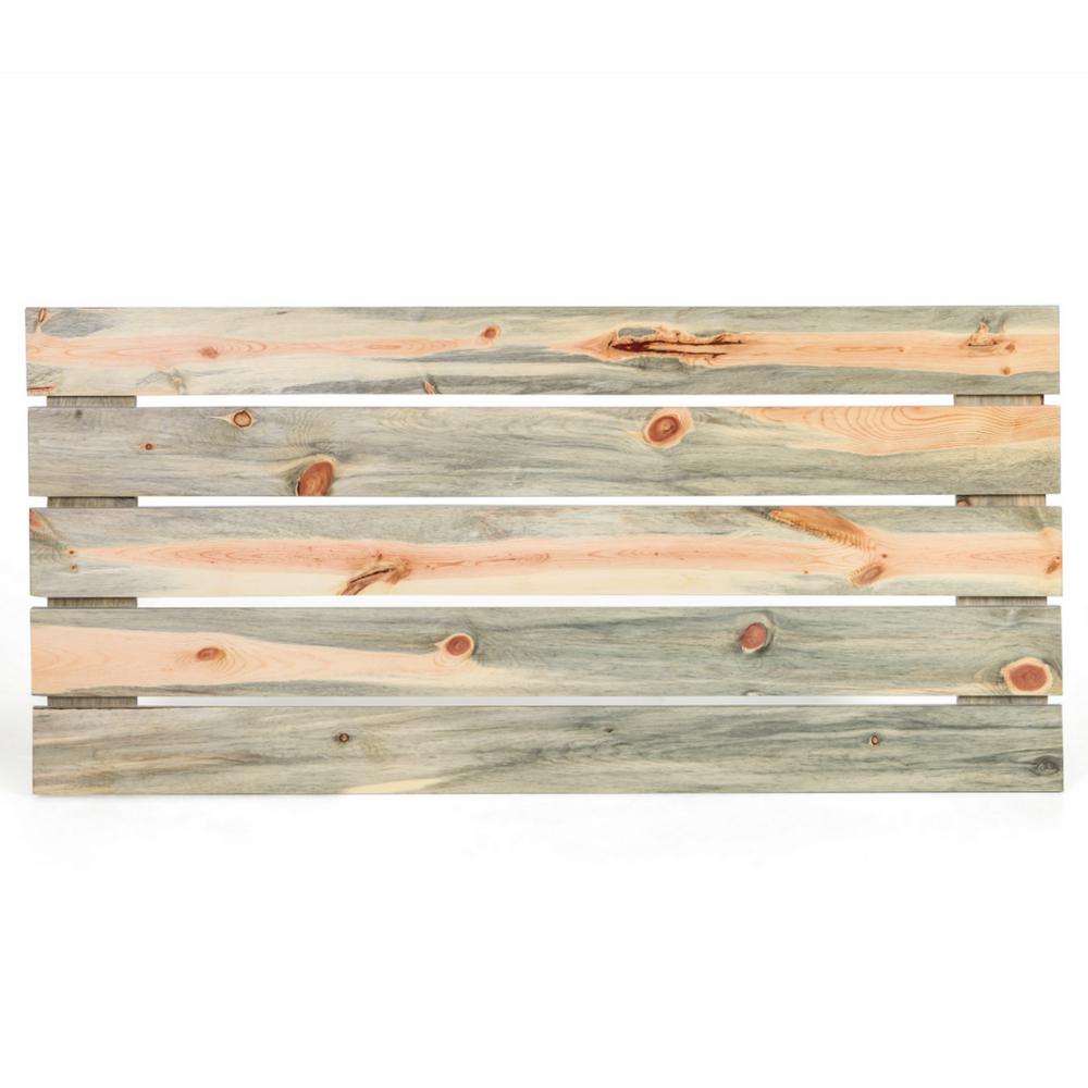Ghost River Slat Style Blue Stain Pine Twin Headboard 10a The Home Internet 307655280 Ghost River Slat Style Blue Stain Pine Twin Headboard