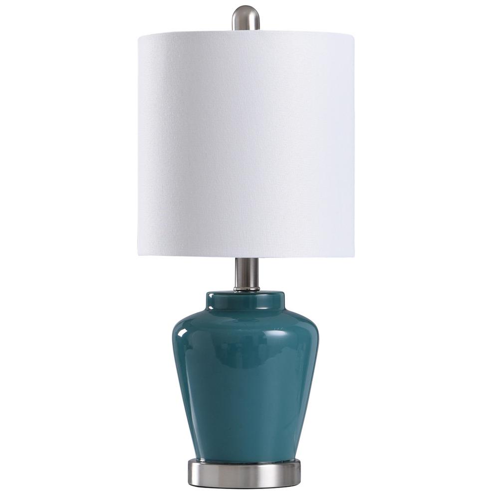 dark teal table lamp