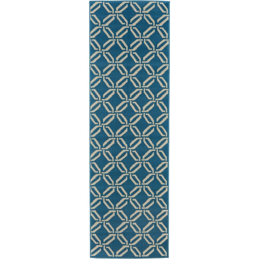 Nourison Jubilant JUB17 Grey 2 ft. x 7 ft. LowPile Hallway Runner Rug