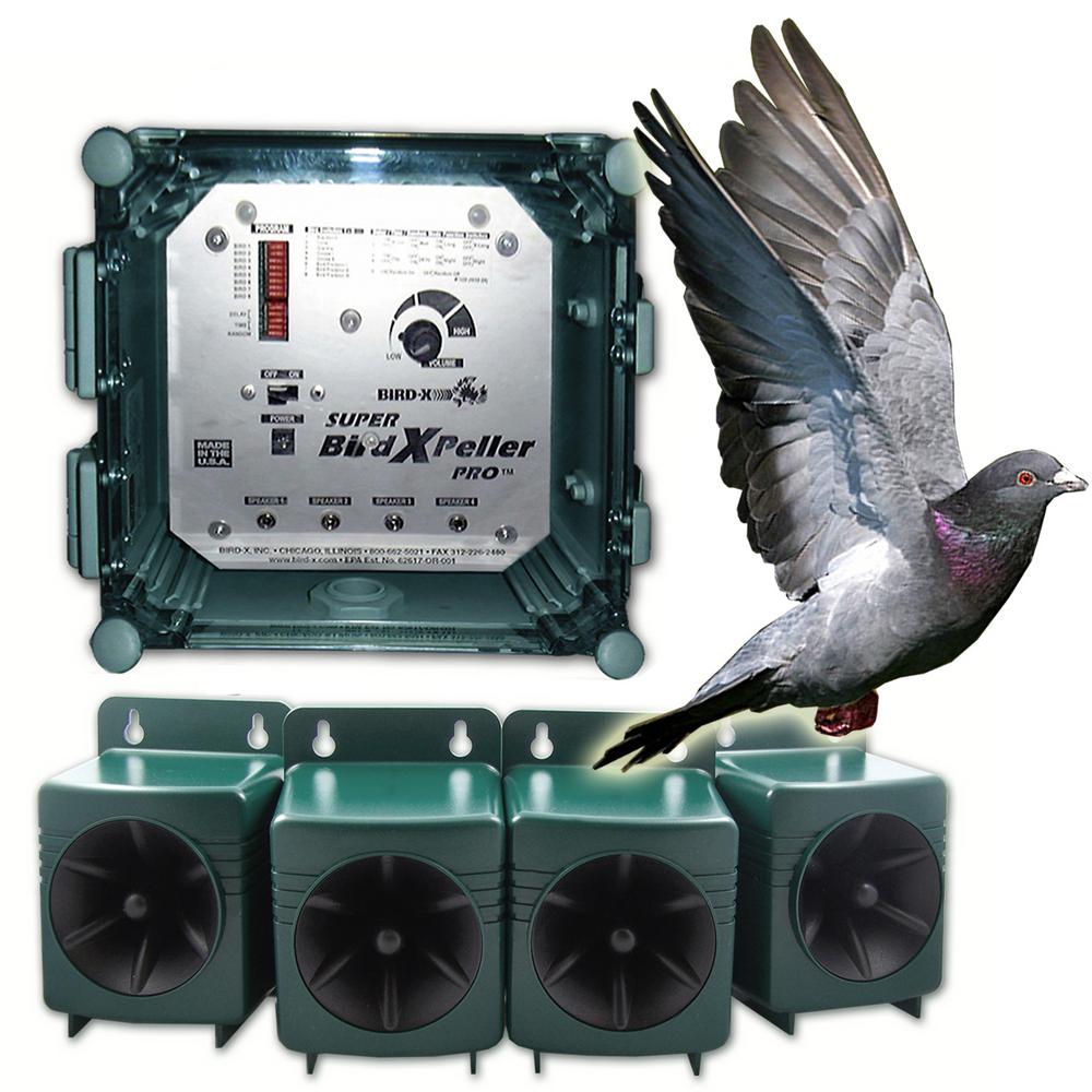 BirdX Super Bird X Peller PRO Electronic Bird Repeller 6 Acres Repel