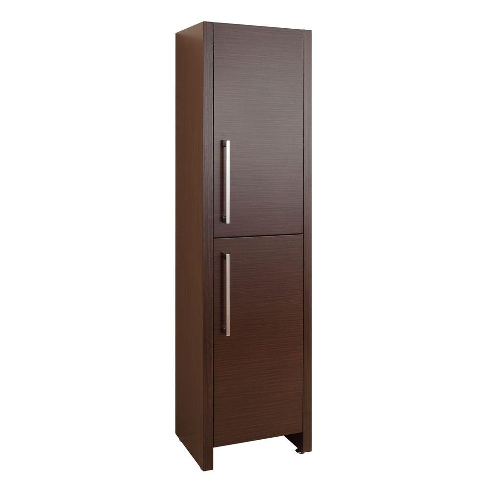 Walnut Bathroom Cabinets Storage Bath The Home Depot Delano