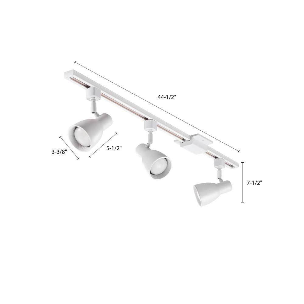 Lithonia Lighting Step Baffle 44 5 In 3 Light White Integrated Lithonia Lighting Step Baffle 44 5 In