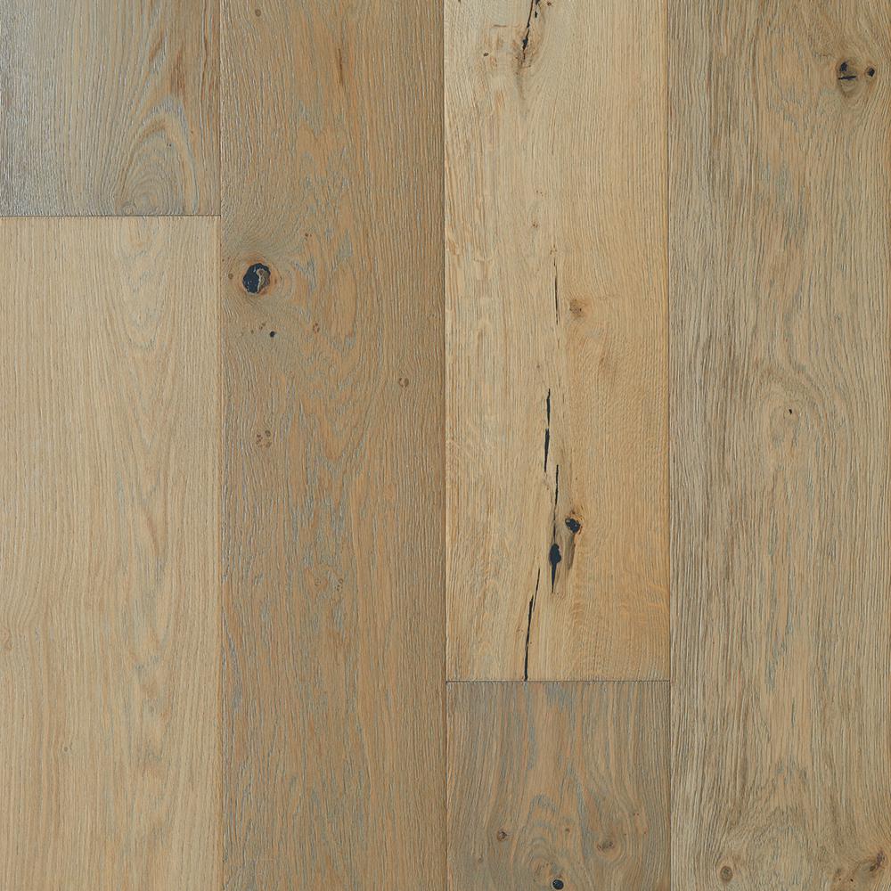 Malibu Wide Plank French Oak Surfside 9/16 in. T x 8.66 in. W x Varying Length Engineered Hardwood Flooring For Sale