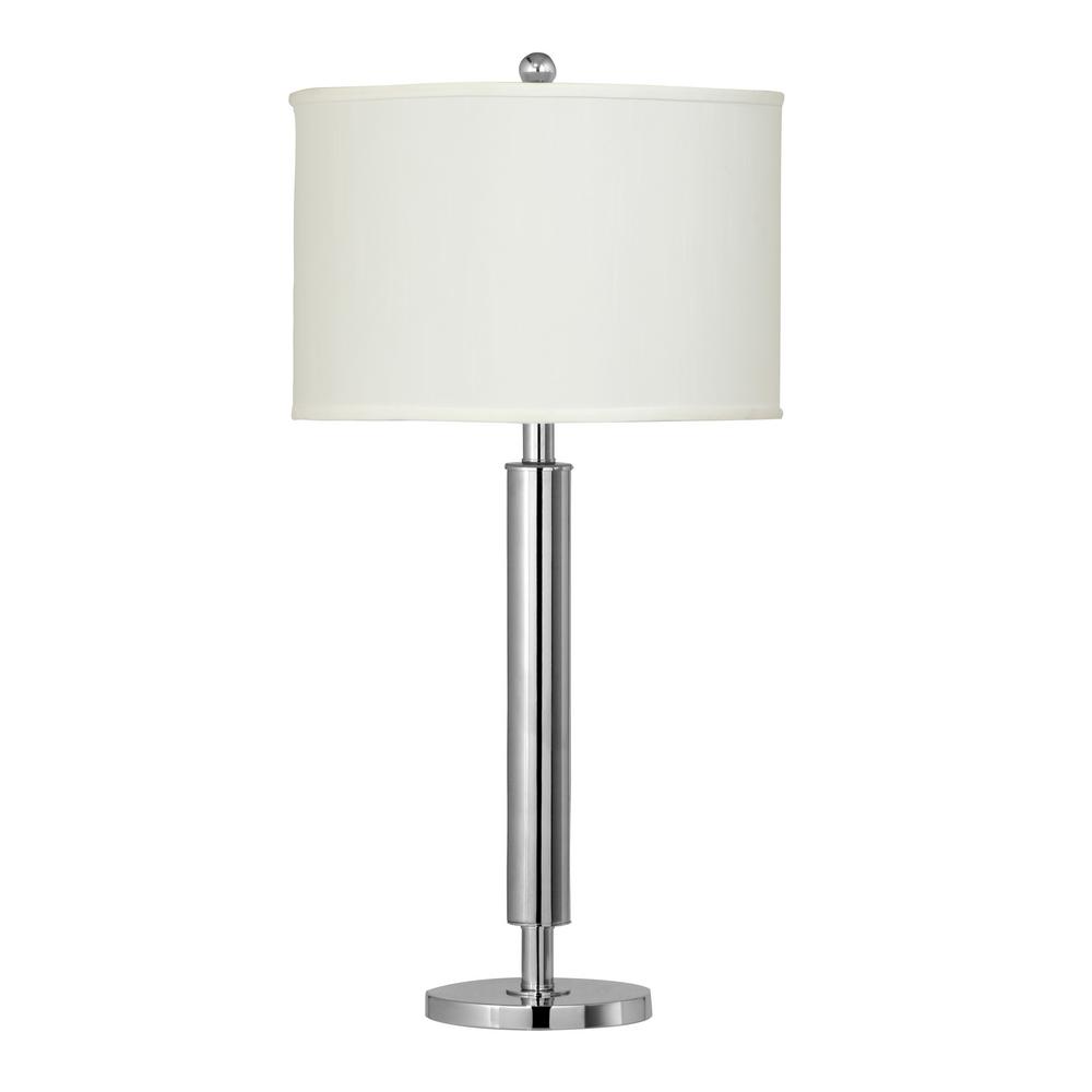 Cal Lighting 29 In Chrome Metal Table Lamp Cal Lighting 29 In Chrome Metal Table Lamp
