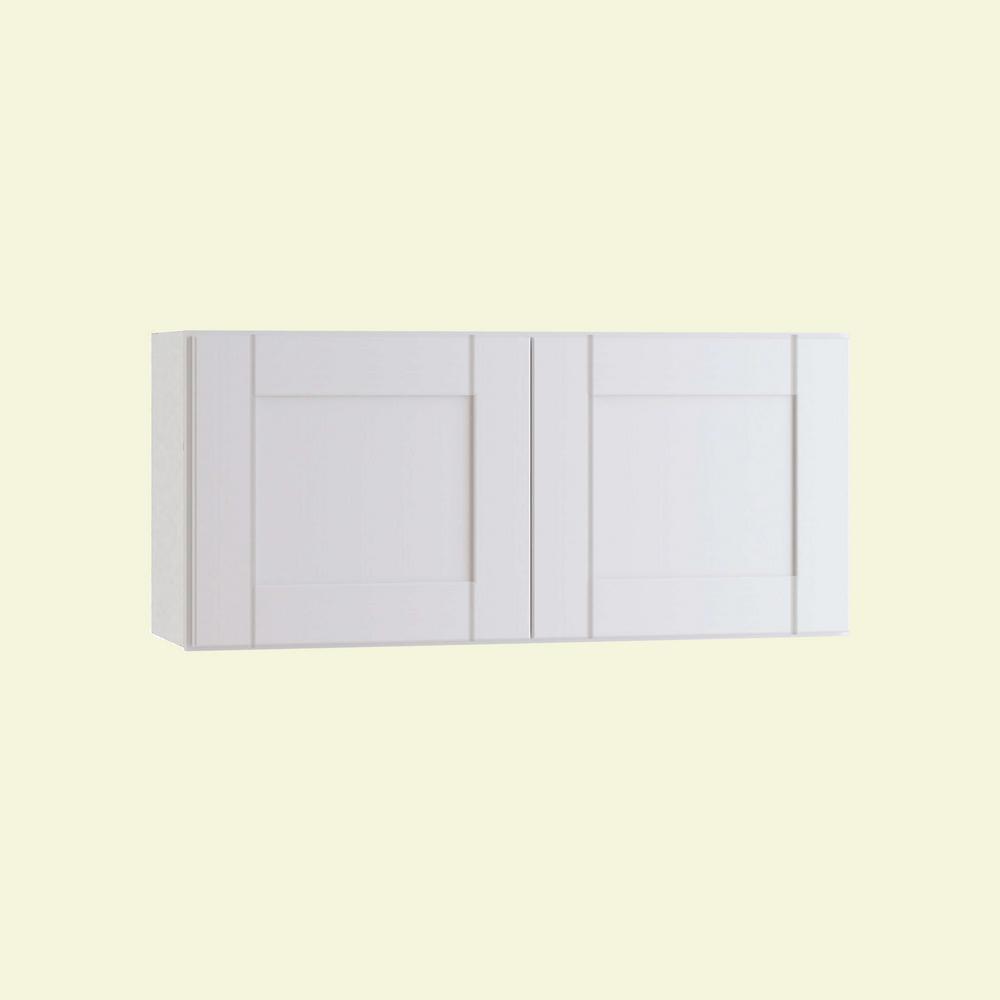 ALL WOOD CABINETRY LLC Express Assembled 24 in. x 12 in. x 12 in. Wall Cabinet in Vesper White was $144.18 now $100.0 (31.0% off)