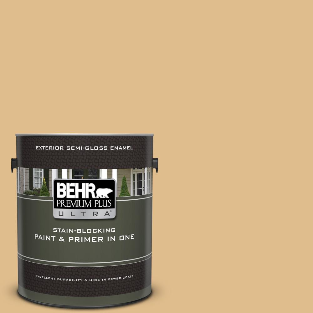 BEHR Premium Plus Ultra 1 gal. 330D4 Warm Muffin Semi