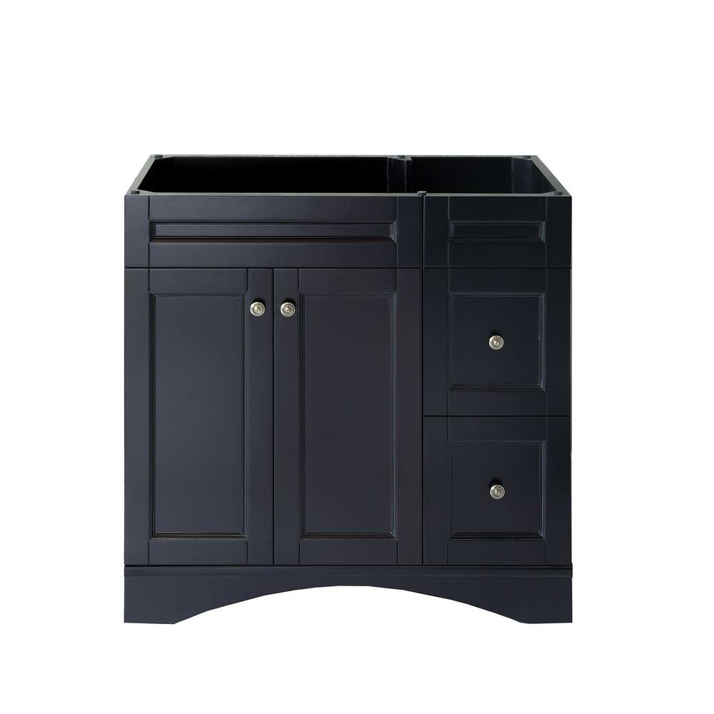Virtu USA Elise 36 in. W x 22 in. D x 35.24 in. H Vanity Only