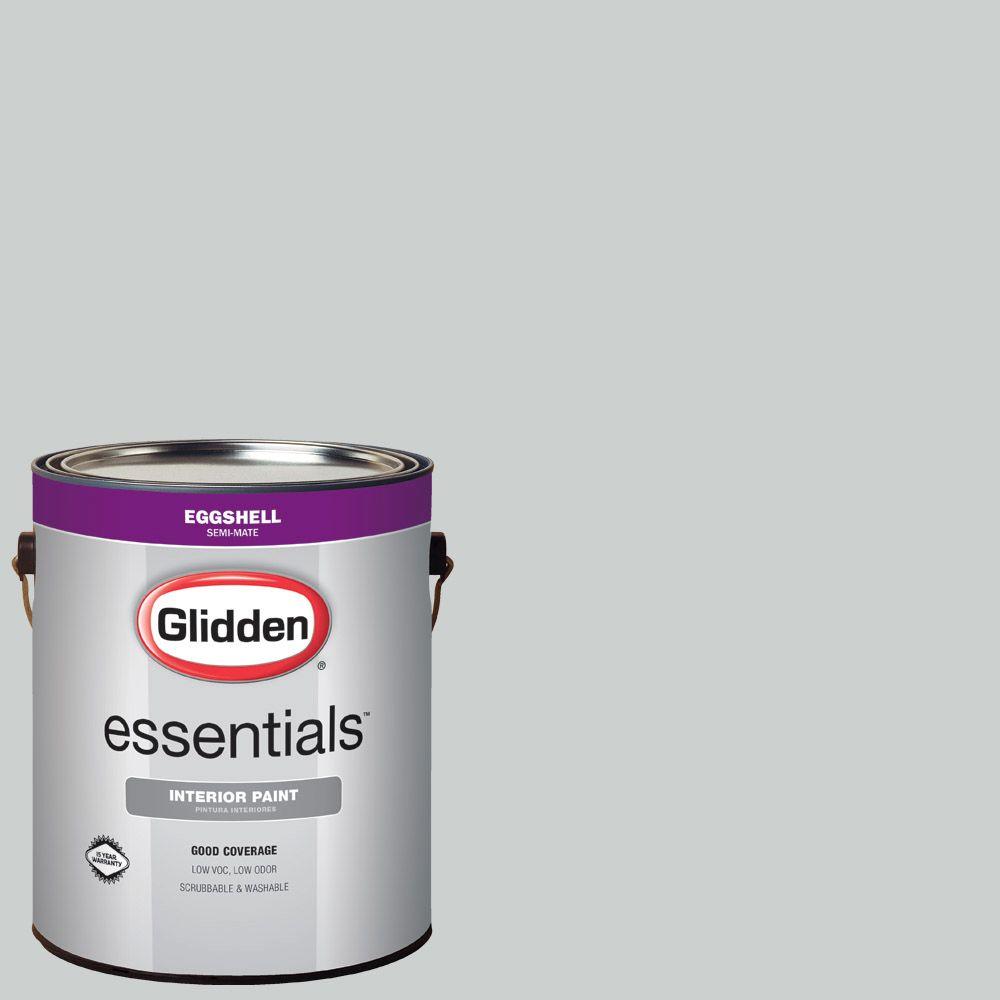 Glidden Essentials 1 gal. HDGCN36 Silvery Moonlight Eggshell Interior